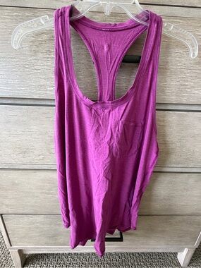 lululemon athletica Magenta Racerback Tank with Pocket